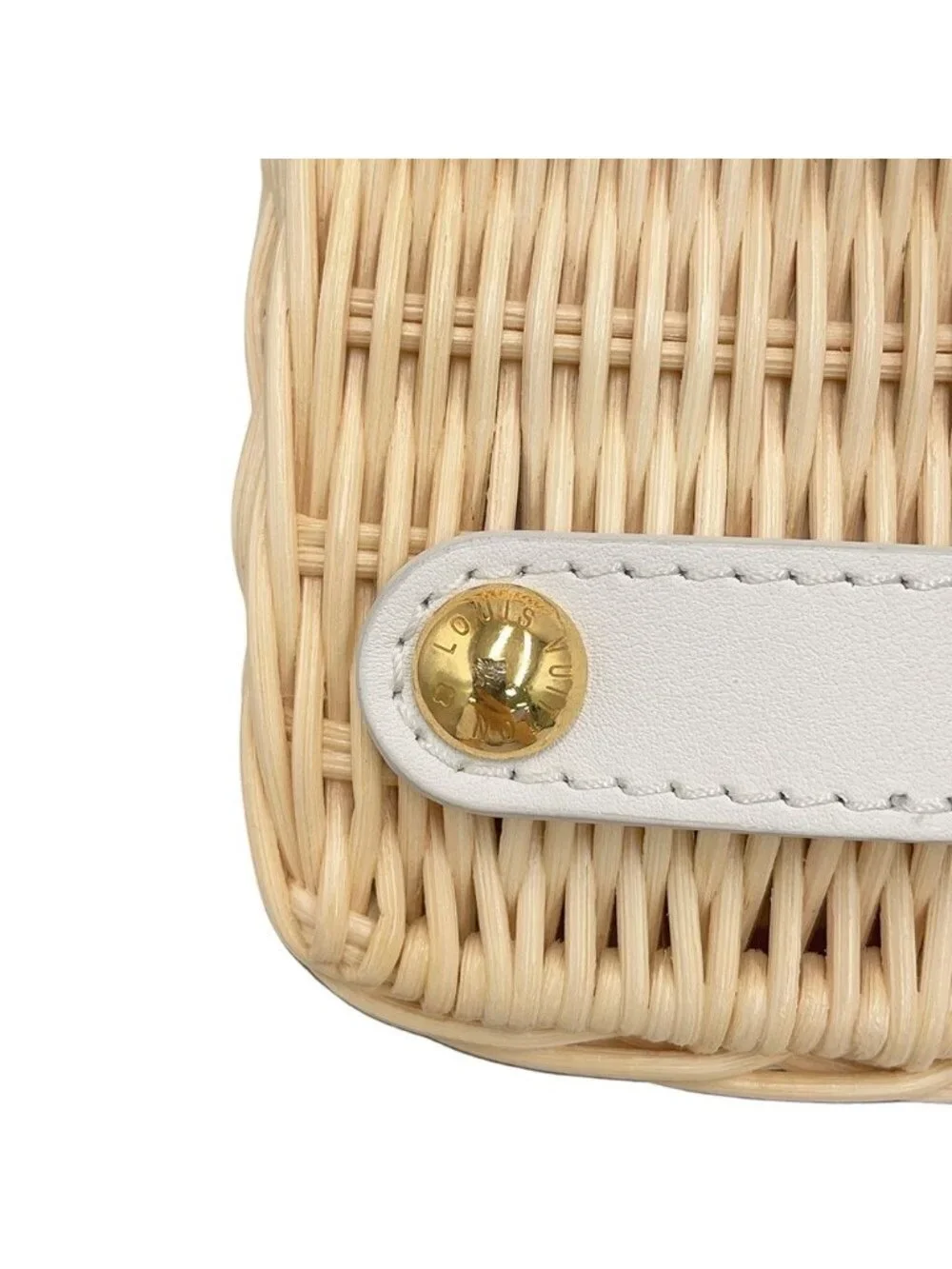 Louis Vuitton Capucines Mini Rattan Cowhide Leather 2-Way Shoulder Bag
